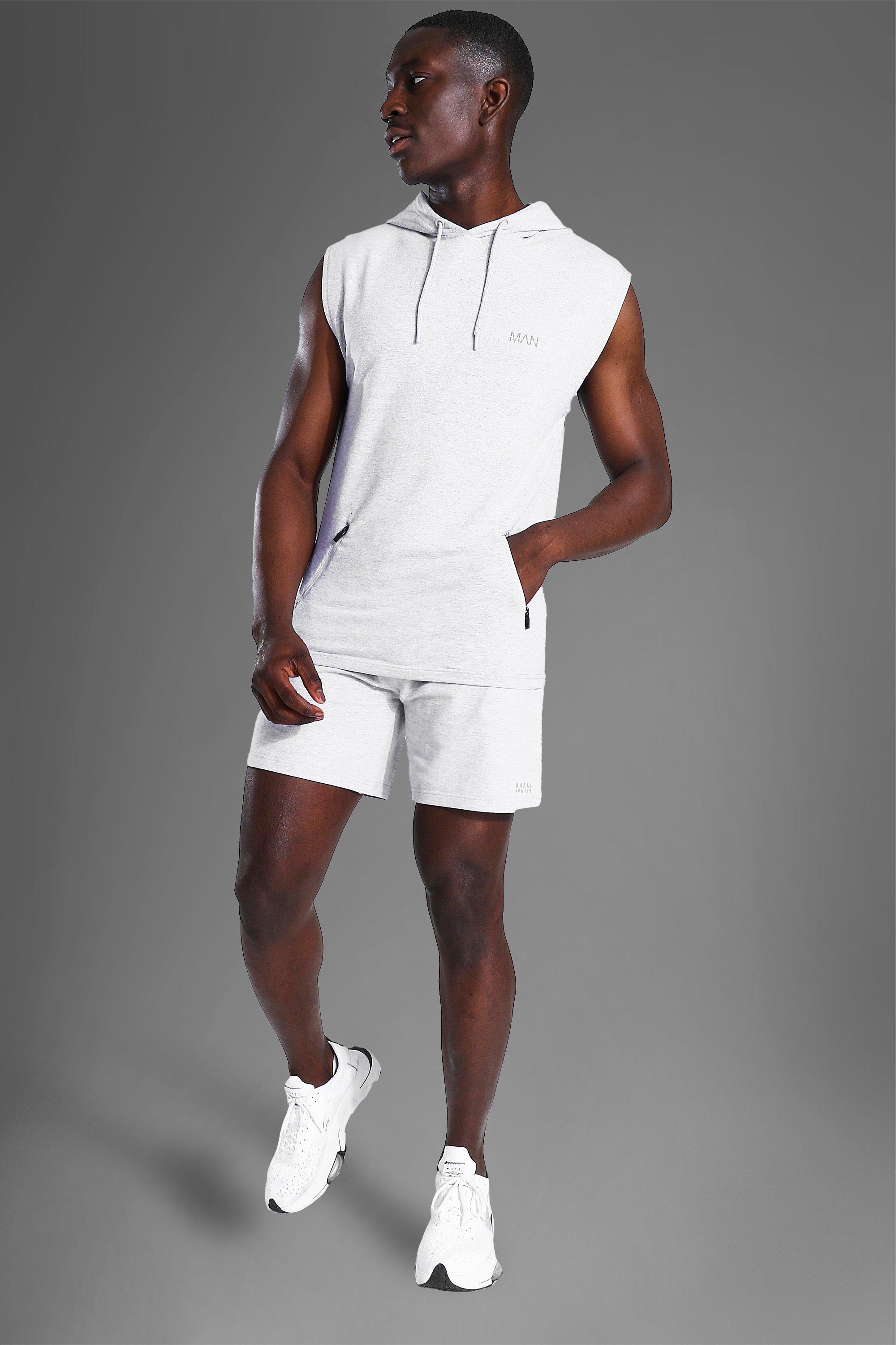 Nike sleeveless 2024 hoodie white